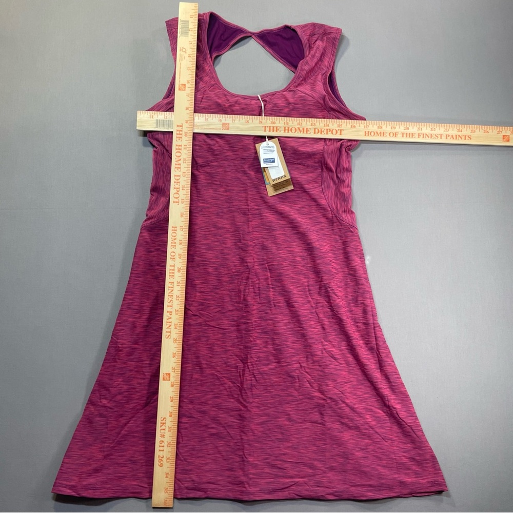 NWT Prana Calico Sleeveless Fit & Flare Dress, Keyhole Back - Womens Medium - Picture 13 of 16